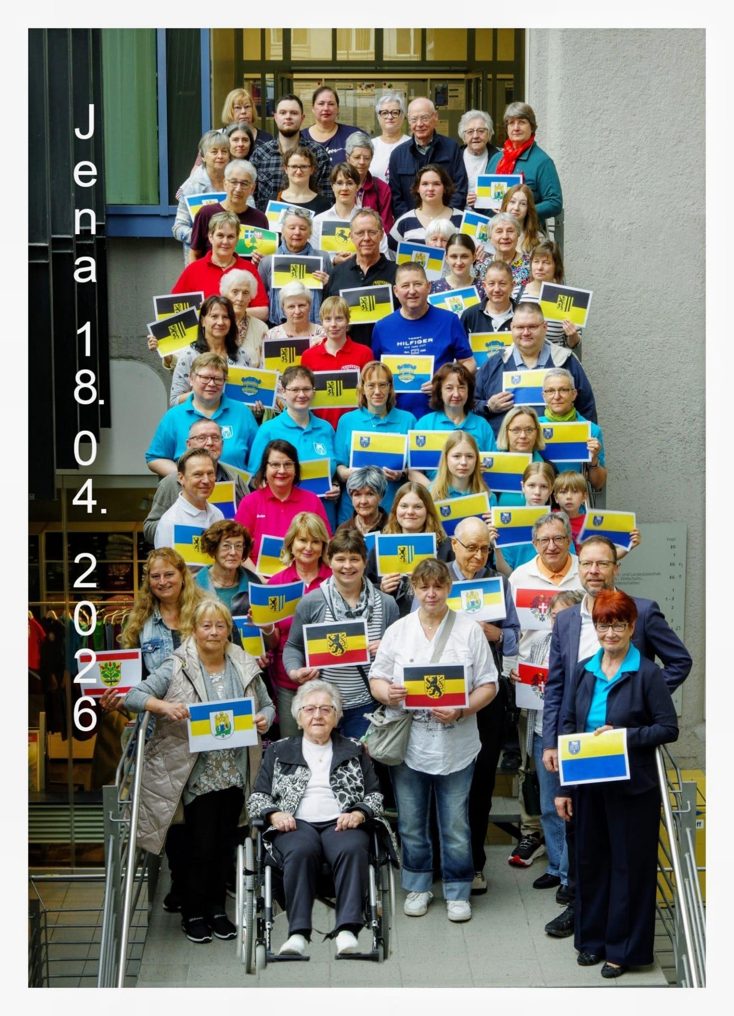 Gruppenfoto in Jena